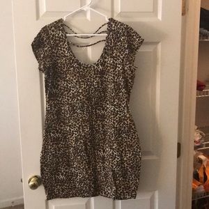 Leopard print dress